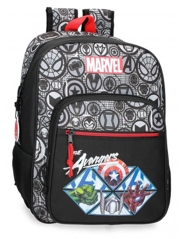 MOCHILA ADAP. 38CM.MARVEL HEROES